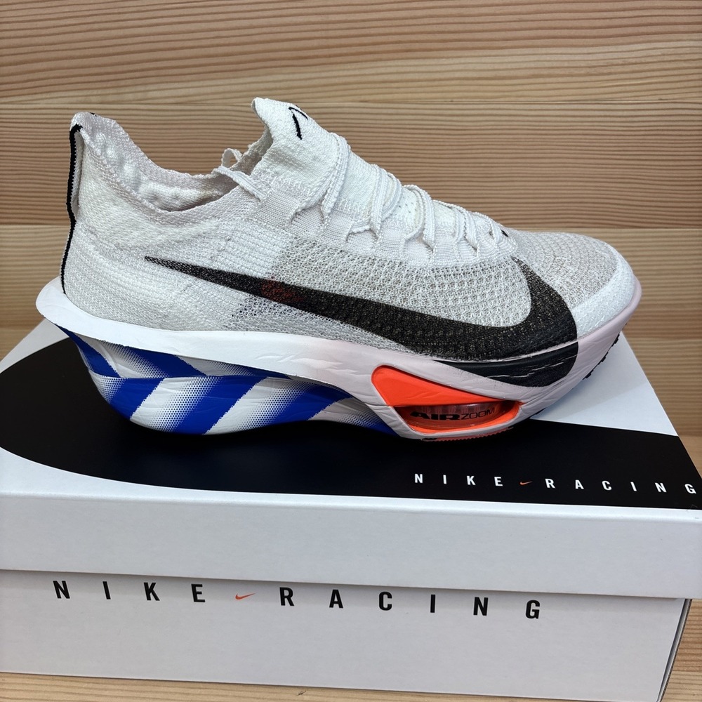 Nike Air Zoom Alphafly Next% 3 CM II7290-100 White Black Platinum Multi Mens 9